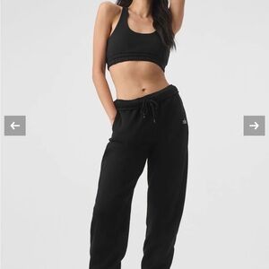 ALO Yoga Accolade Black Sweatpant Small